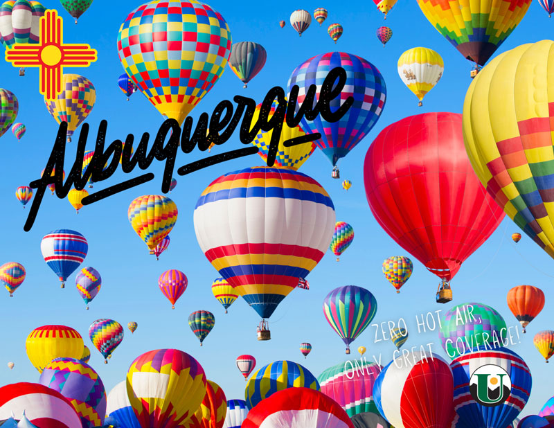 Post card of Albuquerque